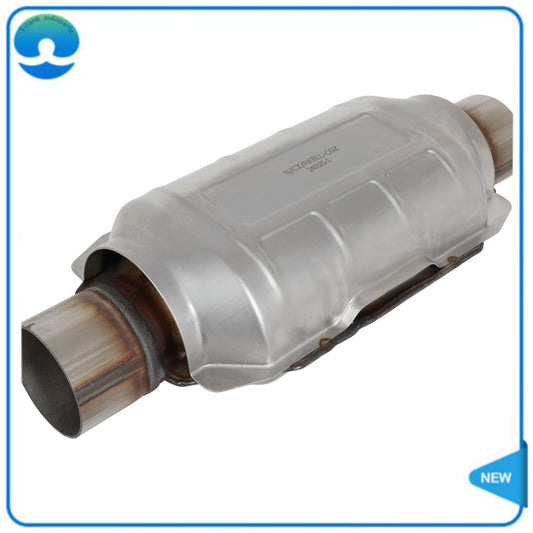 2.5 Universal Catalytic Converter EPA OBDII W / Shield Stainless Steel Weld-On