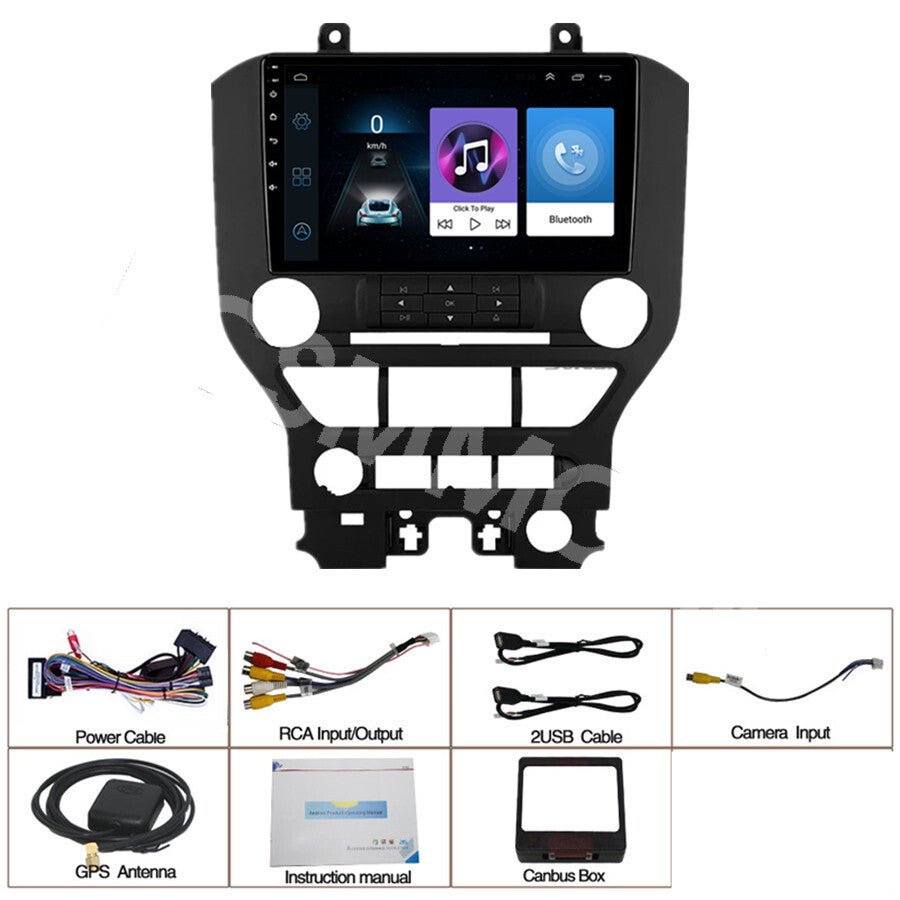 Android Car MP5 Player GPS Navi Radio Stereo Fit for Ford for Mustang 2015-2021