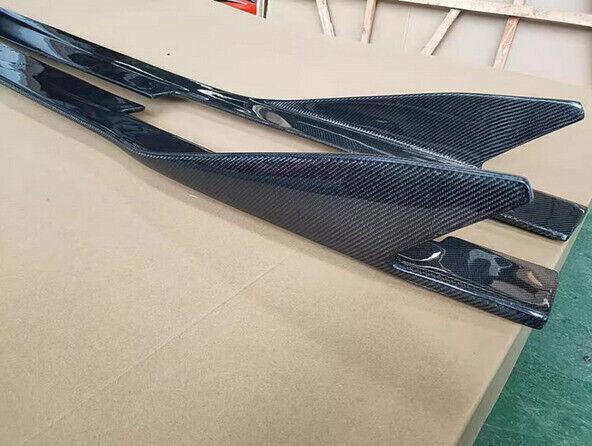 Suitable for Ferrari 458 Italian Spider 2010-2015 carbon fiber side skirt extension