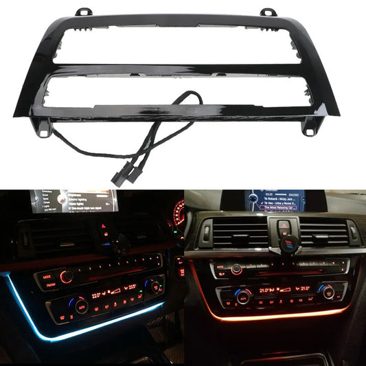 Car LED Dashboard Instrument Cluster Radio Frame Console Cover Ambient Light