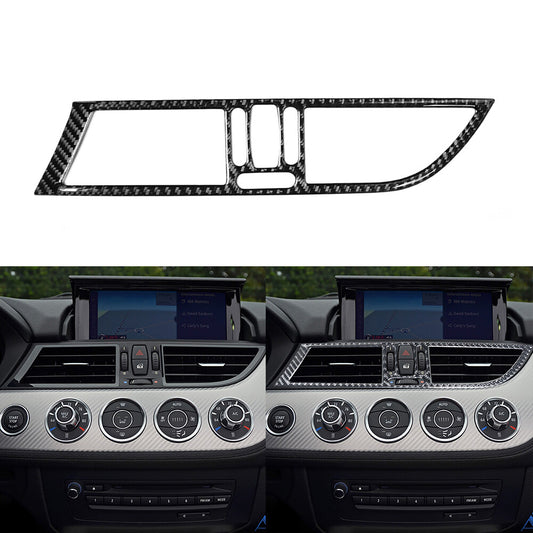 for BMW Z4 E89 Carbon Fiber Center Console Air Vent Outlet Cover Trim 2009-2016