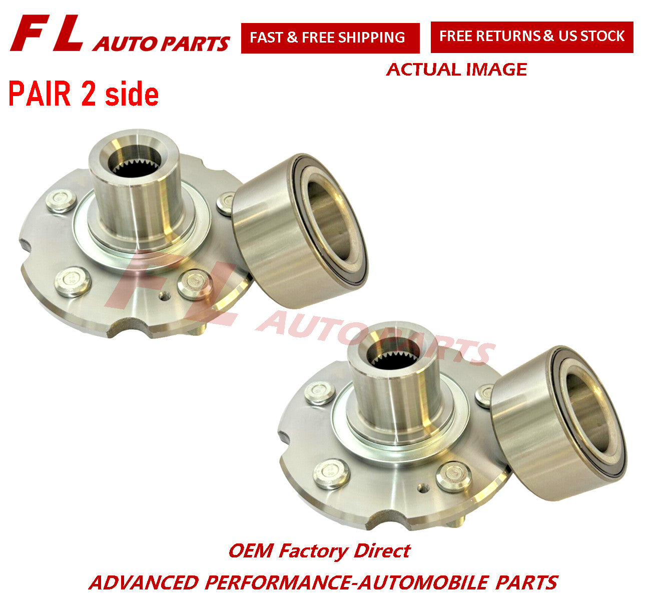 Rear Wheel Hub  Bearing for Honda Ridgeline 2006-2014 42210-SJC-A00 2 Side
