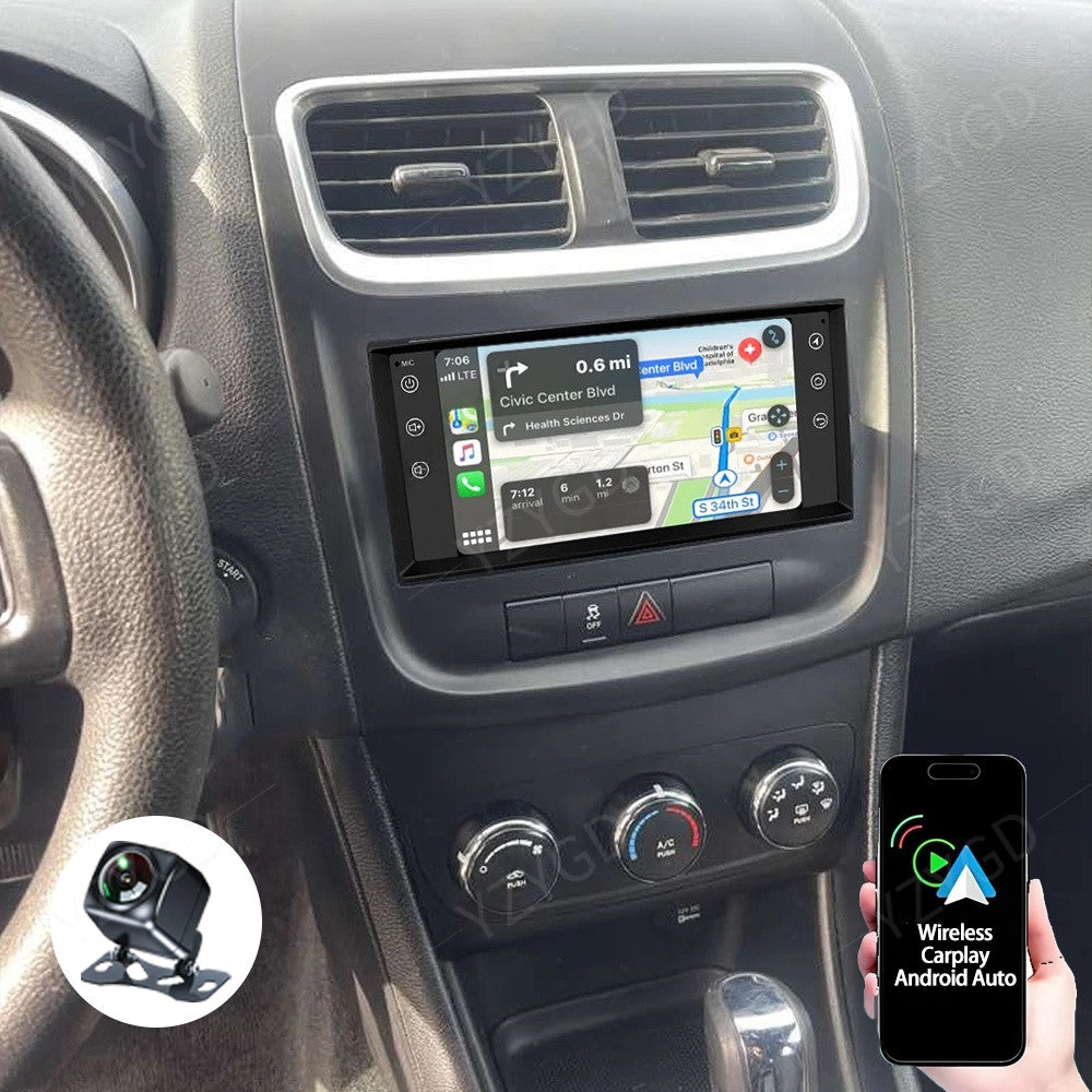 for Dodge Avenger 2011-2014 7Android Auto Carplay Car Radio Stereo GPS Navi