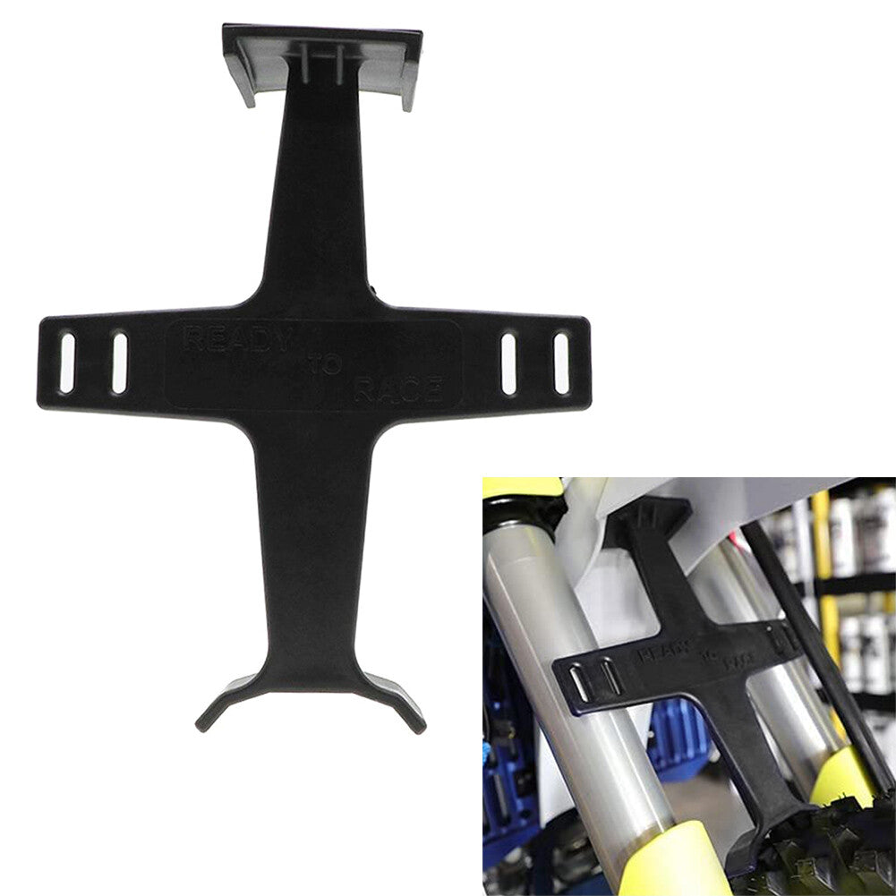 Fit Dirt Bike Motor Front Fork Guard Suspension Support Brace Universal Black UK