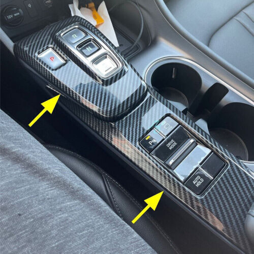 for Hyundai Sonata 2020-2023 Carbon Fiber ABS Inner Gear Shift Panel Cover Trims
