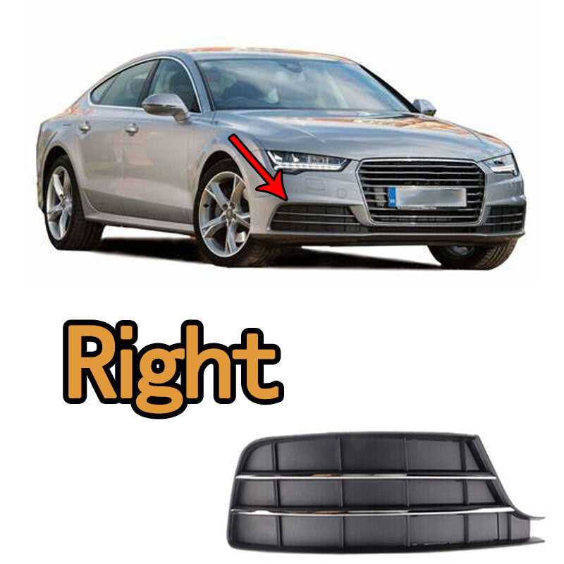 Applicable to for Audi A7 2015 2016 - 18 Fog Light Side Front Bumper Fog Light Grille Cover (Right)