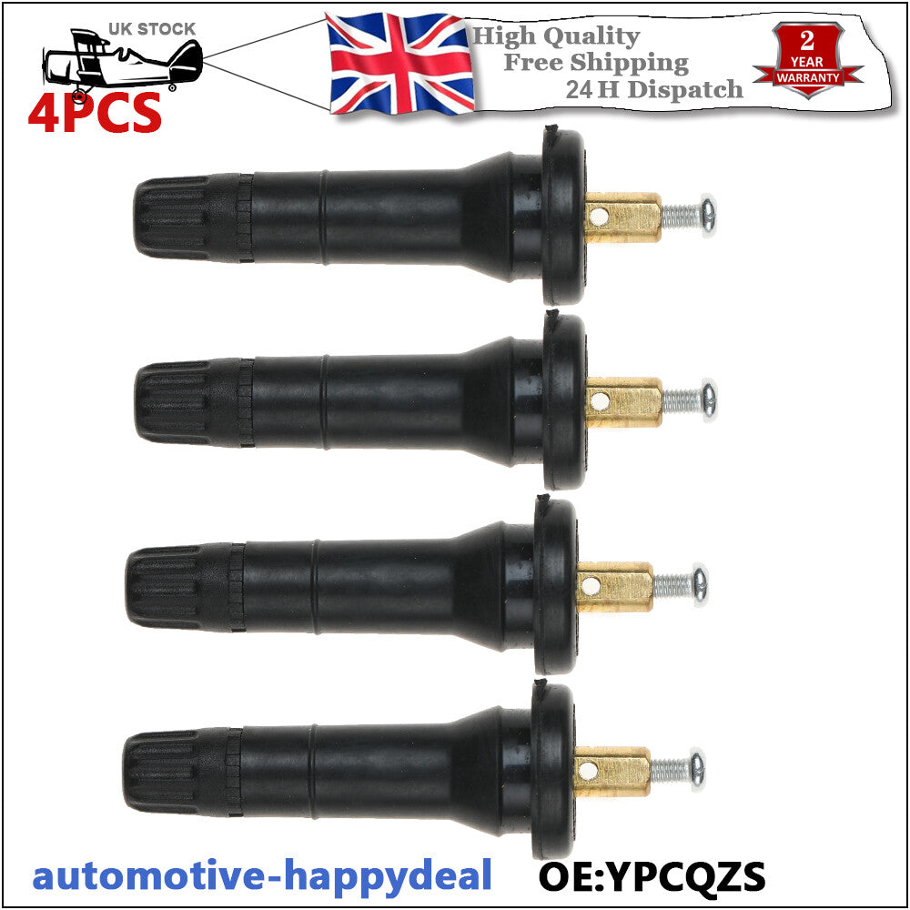 4x Valve Tyre Pressure Sensor TPMS Stem for Ford Fiesta Focus Edge Ka Kuga C-Max