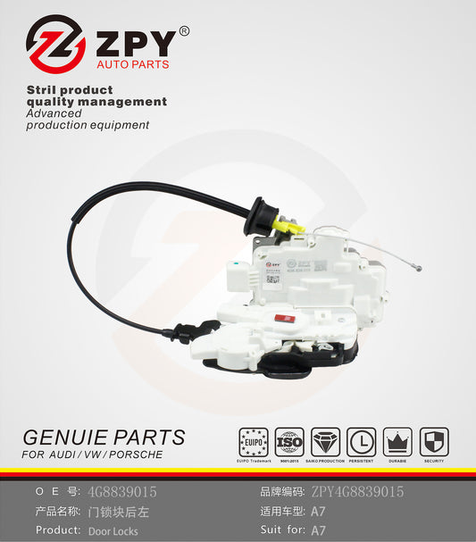 ZPY for AUDI A6 Allroad quattro Avant S6 A7 Sportback Left Rear Door Lock