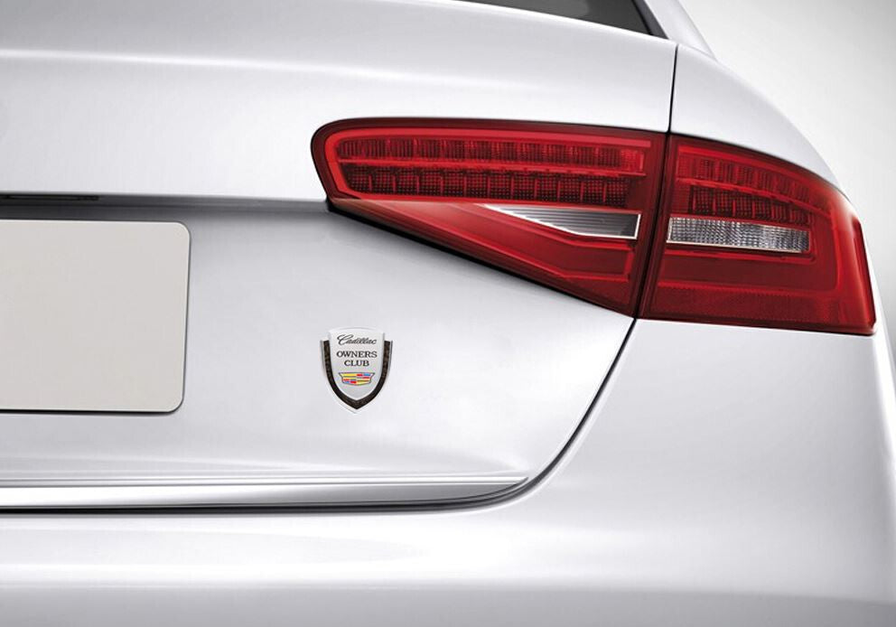 Metal stickers, badges, and logos for Volvo XC90 car side fenders, silver and blue, 2 pieces