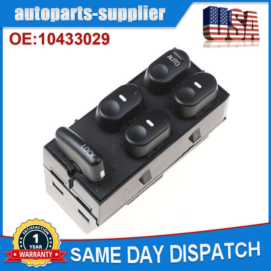 new Master Power Window Lock Switch 10433029, suitable for Buick Century Regal 1997 - 2005