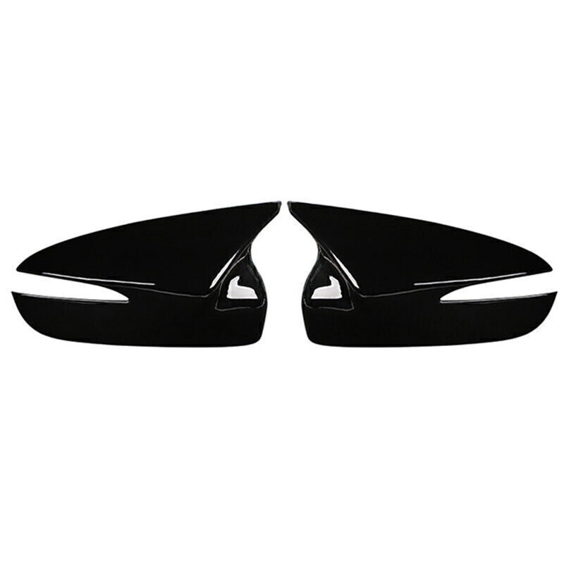 2PCS for Mazda CX-5 CX5 2016 Black Look OX Horn Rear View Mirror Cap Cover Trim