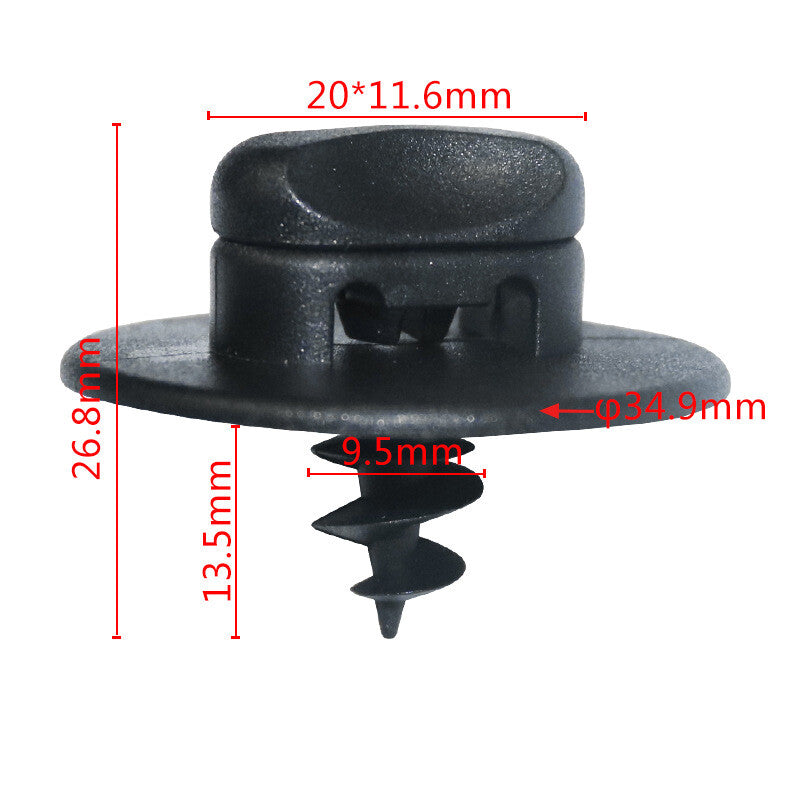 10Pcs Car Floor Mat Clips Carpet Fixation Clamps Retainers Foot Rest Lock Clips