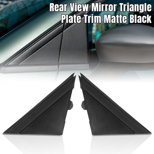 LEFT RIGHT DOOR MIRROR FLAG COVER MOLDING MATTE 1SD00KX7AA For 12-19 for FIAT 500 US