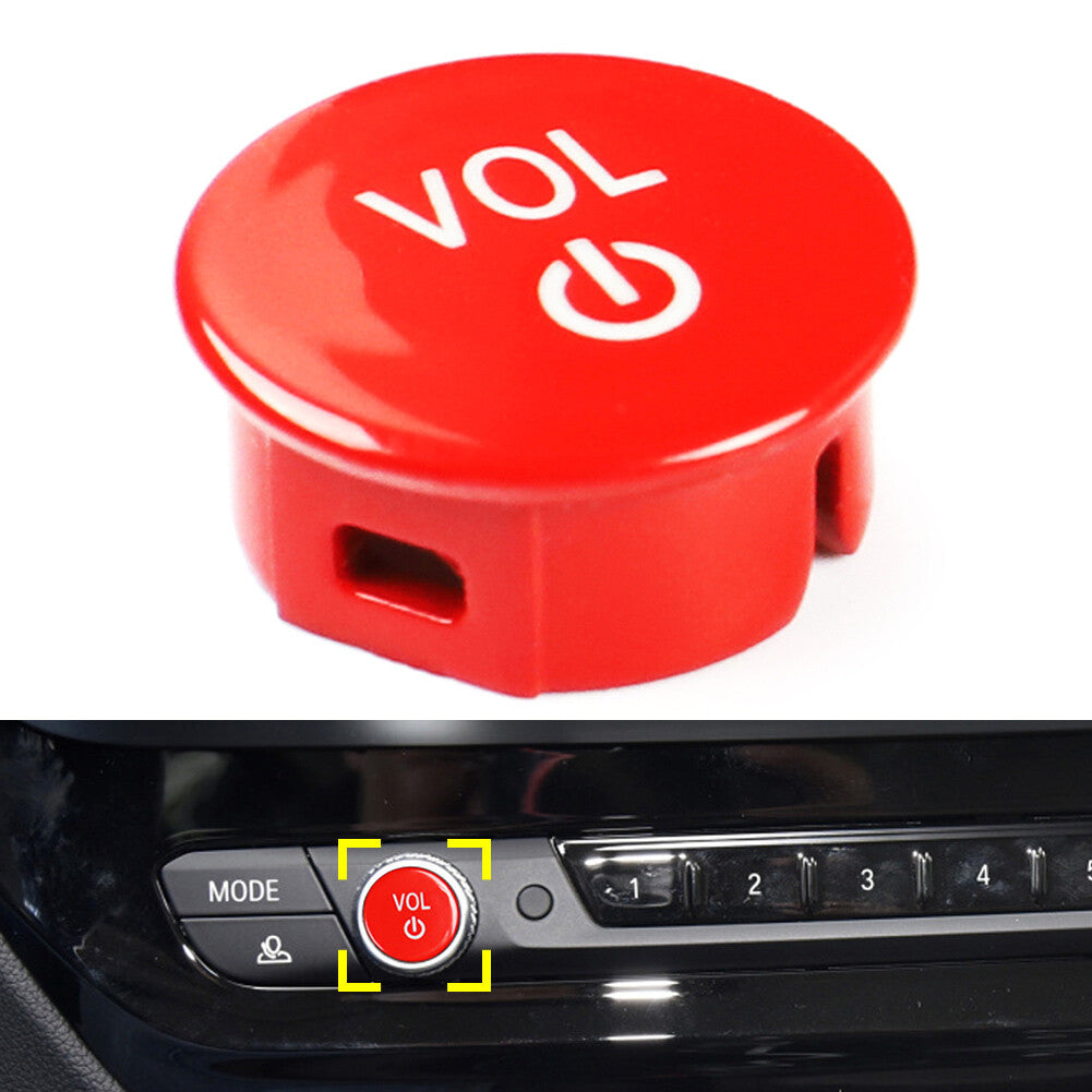Car Radio Volume Button Cover for BMW G Chassis 2 3 4 8 Series M3 M4 M8 X3 X4 X5