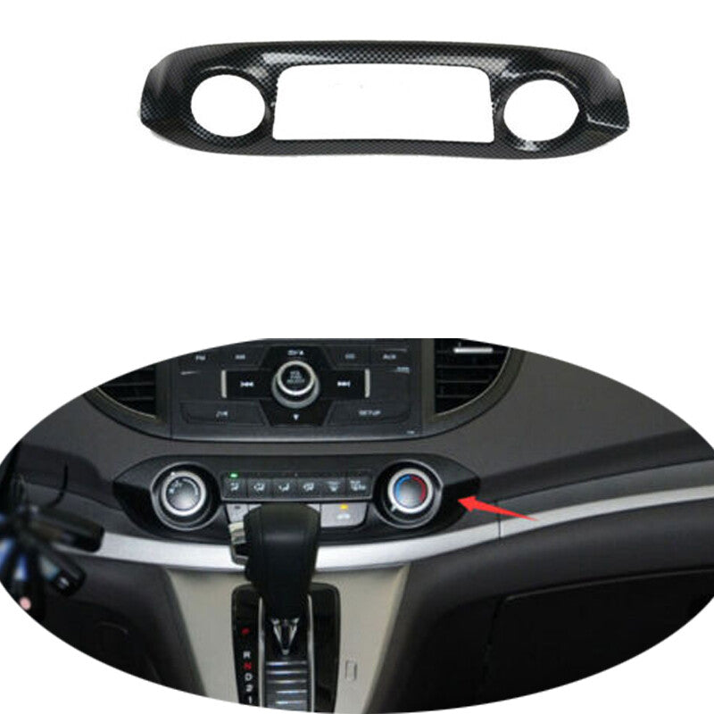 Carbon Fiber Console AC Button Control Frame Trim for Honda CR-V 2012-2016 auto