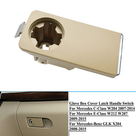 for Mercedes-Benz C E Class W204 W212 W207 Glove Box Handle Trim Dark Yellow
