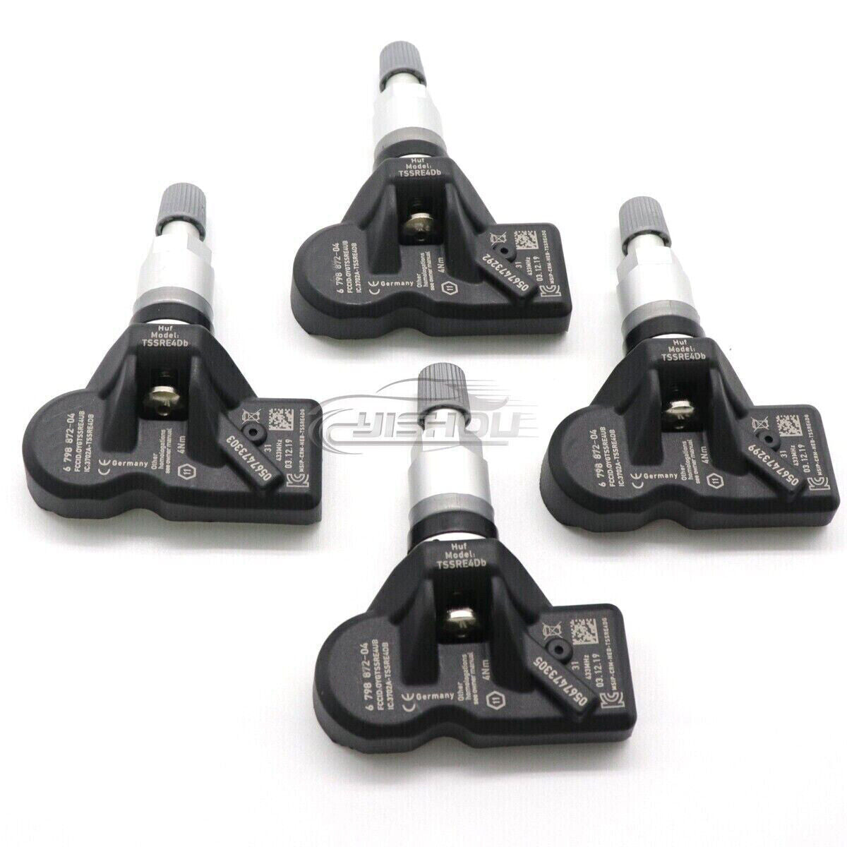 4PCS 433MHz TPMS SENSOR for BMW 5 6 7 Series M5 M6 X4 Z4 36106798872 36106890964
