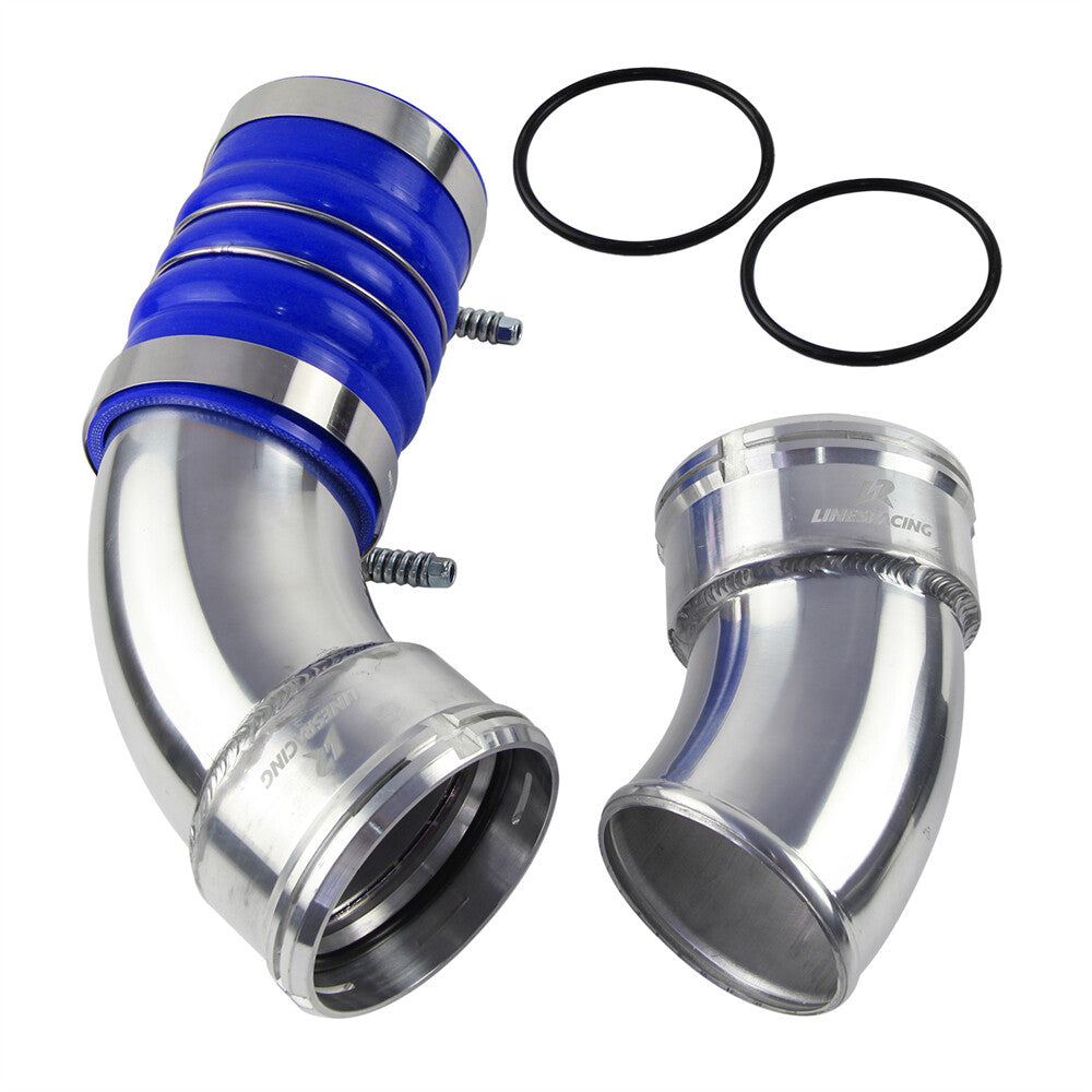 Cold-Side Intercooler Pipe Boot Kit For 06-10 for Chevy for GMC Duramax 6.6L Blue