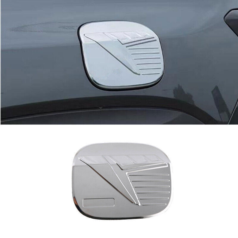 1P for Mazda CX-50 2023-2025 Chrome Outside Fuel Filler Cover Gas Tank Cap Trim