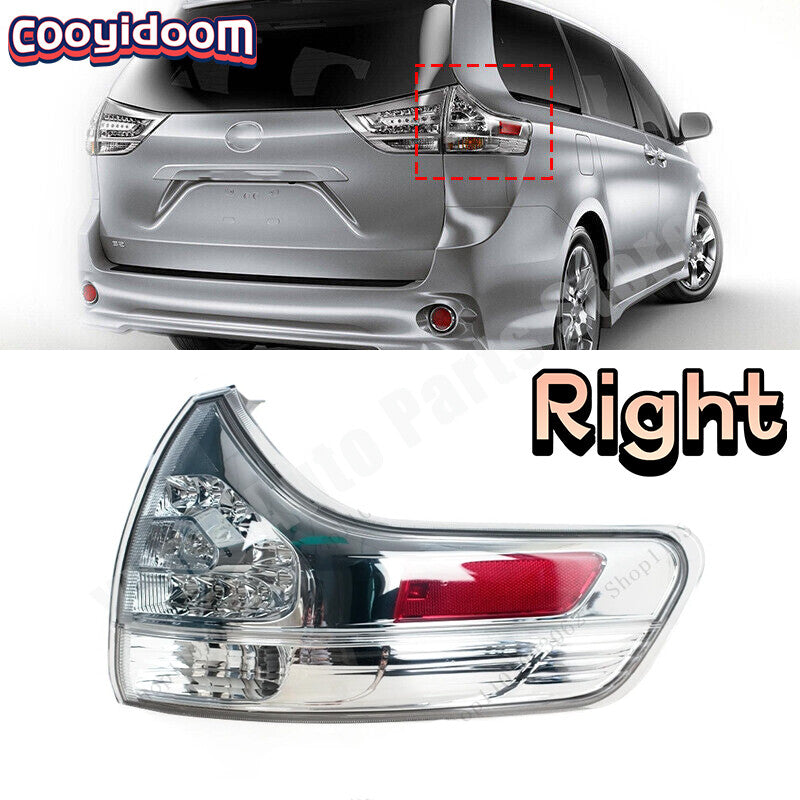 Right Tail Light Assembly for Toyota for Sienna SE 2011-2018 81560-08040