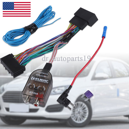 Add An Amp Amplifier Adapter Interface For Select for Ford 2011-2018 F150 F250 F350