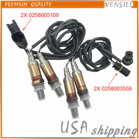 4X UpDownstream Oxygen Lambda Sensor for BMW 323i 325i 330i 525i 530i X3 X5 Z3