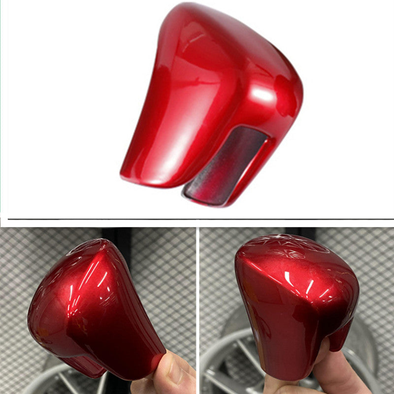 for Honda CR-V CRV 2023 2024 Red Interior Console Gear Shift Knob Decor Trim ABS