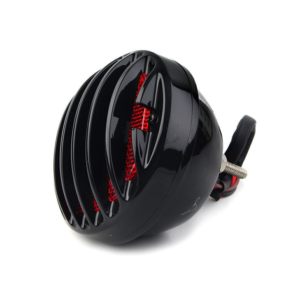 Tail Light Rear Lamp Bulb Round for Harley Cruiser Cafe Racer Bobber Chopper US