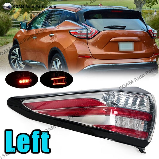 Left side: Applicable to for Nissan Murano 2015-2018 rear exterior taillight turn signal light.