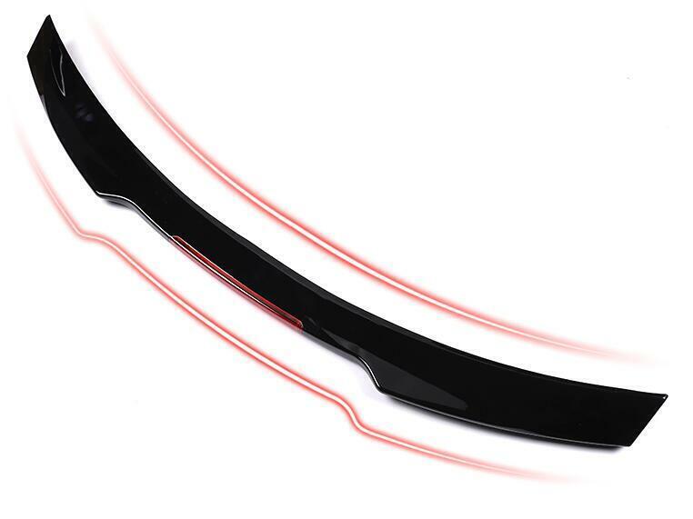 1PCS 19-20 23 Rear Boot Spoiler Wing Flap ABS Black for Volkswagen for Jetta