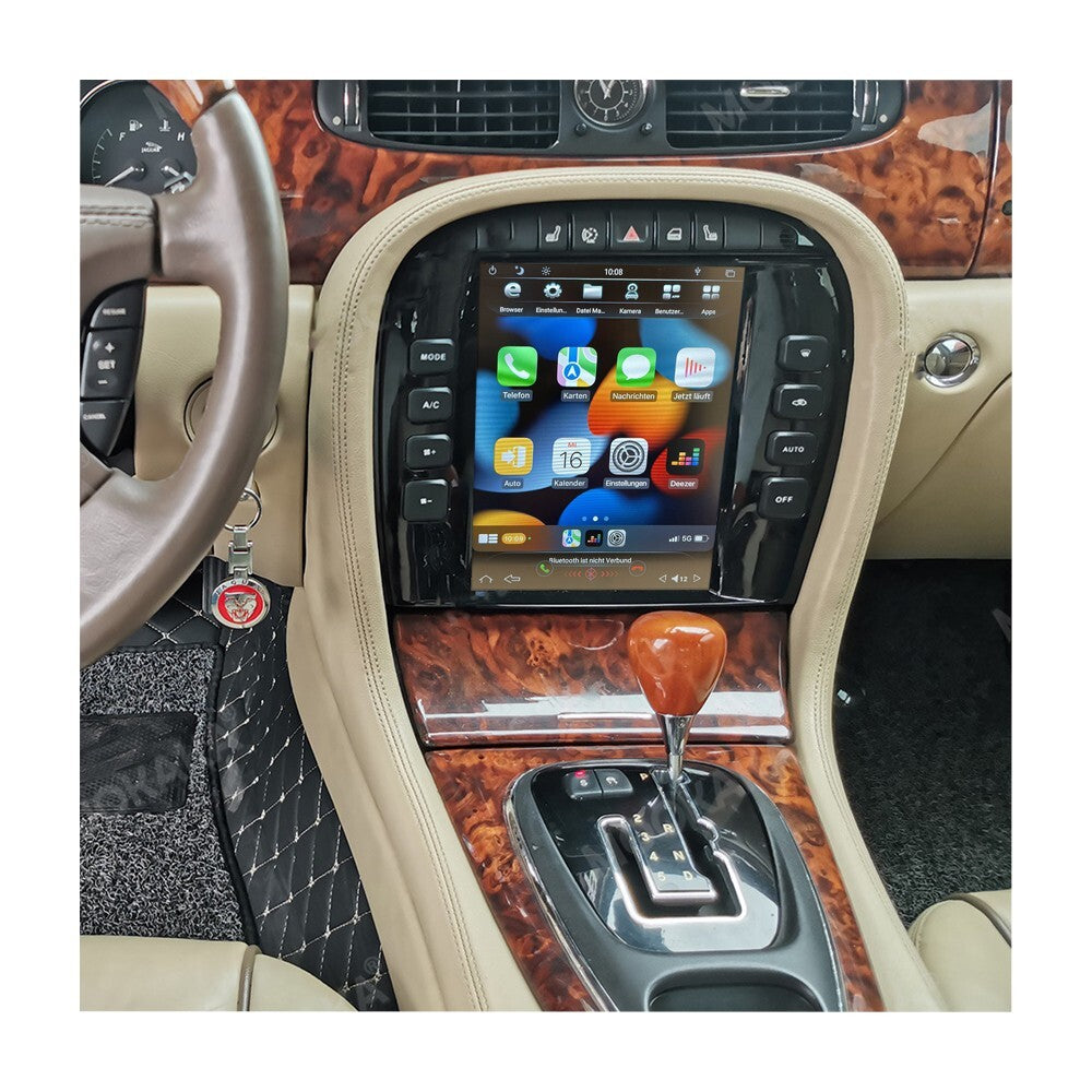 for Jaguar Xj 2004-2008 Android Car Radio for Tesla Screen Stereo GPS Navi 4G+64GB