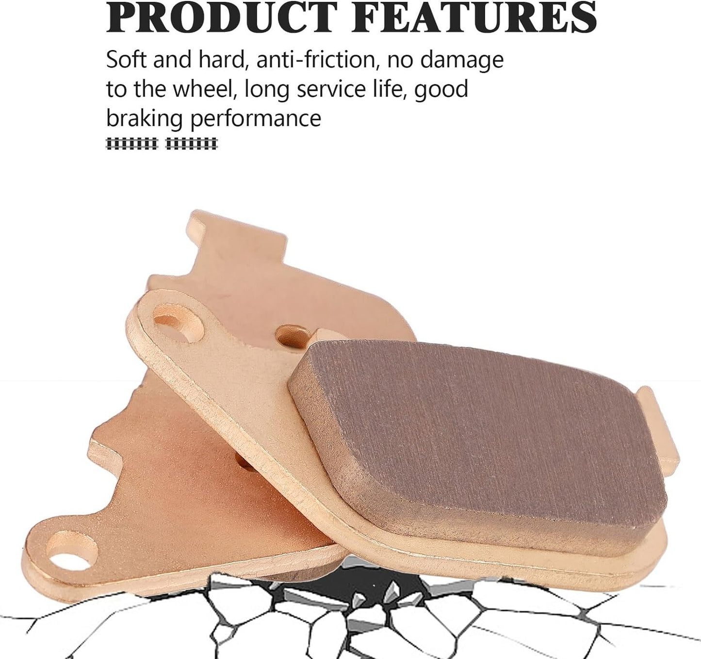 Brake pads for Harley Davidson Sportster XL883N XL1200C XL1200L XL1200N XL1200V