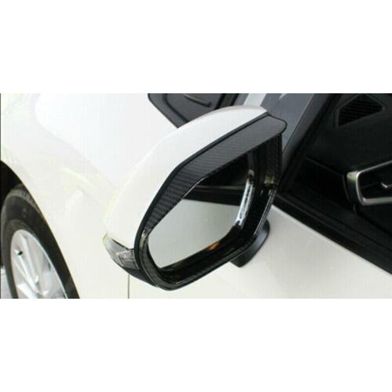 for Hyundai Kona 2018-2022 Carbon Fiber Rearview Mirror Rain Guard Eyebrow cover