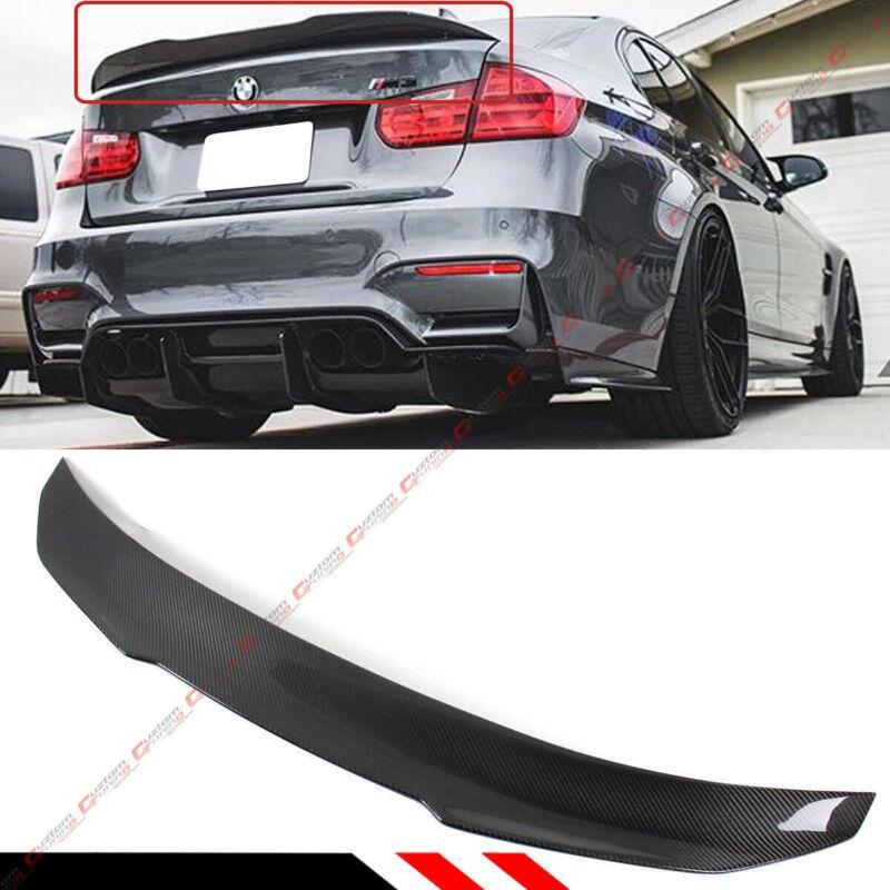 Suitable for 2015-18 for BMW F80 M3 12-18 F30 carbon fiber PSM Duckbill Trunk Spoiler Wing