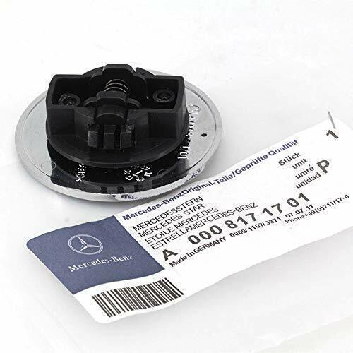 Black hooded badge logo for Mercedes W204 W205 W211 W210 W221 W222