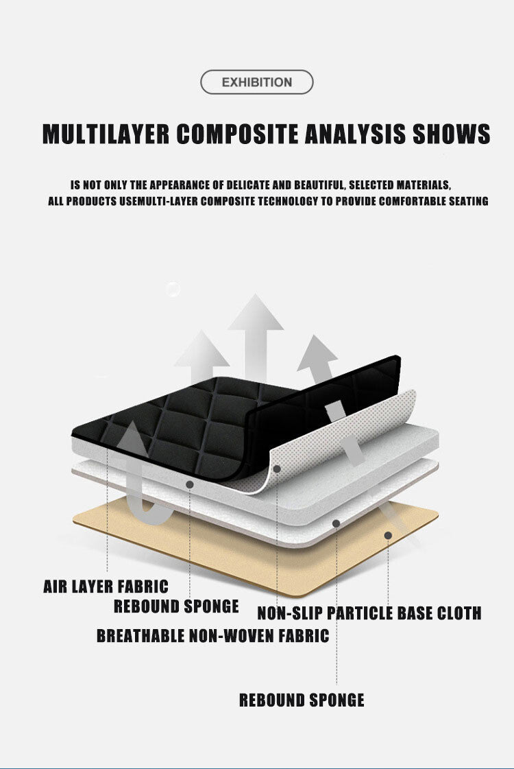 Car for Seat Cushion Non Slip Protector Mat Comfortable Memory Foam Cover Accessorie
