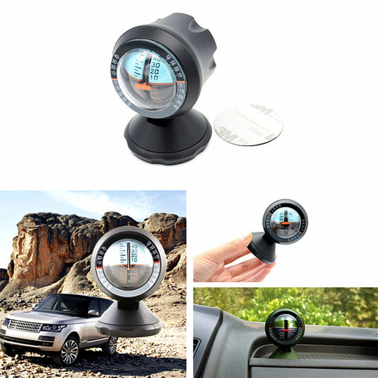 Adjustable Angle Car Suv Interior Safety Balancer Slope Indicator Gauge Meter
