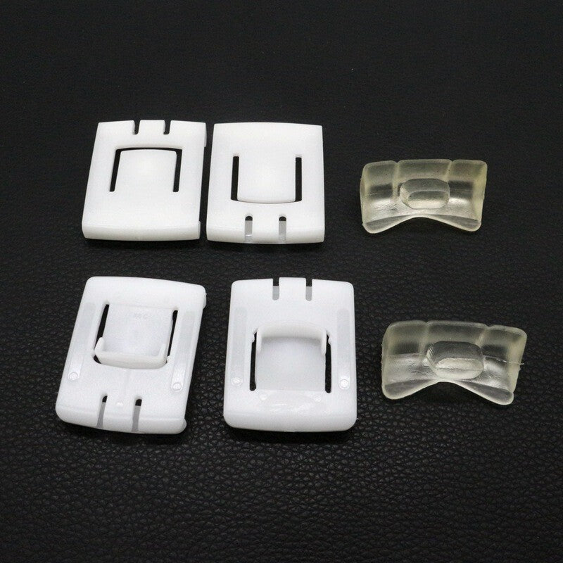 Two new sets of for seat guide rails, slide rails, guide rail clips, and sliders suitable for Volkswagen MK1, MK2, MK3, and for Golf models.