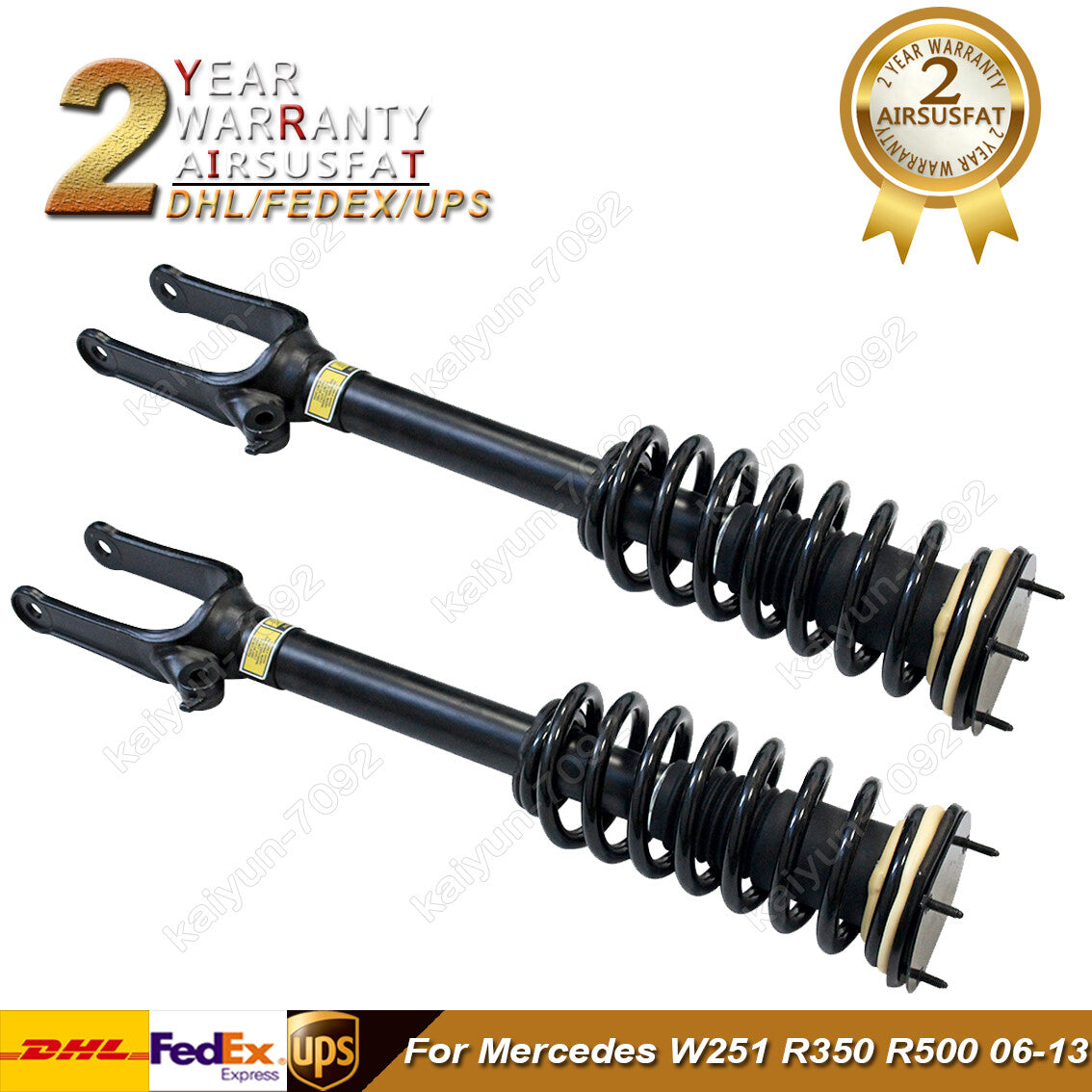 2X Front Left Right Shock Absorber Struts for Mercedes W251 R350 R500 2006-13