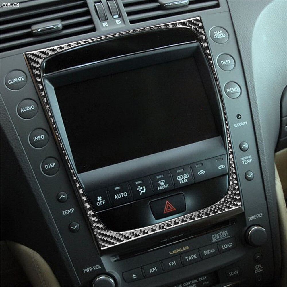 Carbon Fiber AC Air Conditioning Panel Trim For Luxus GS 2006-11 Car Accessories