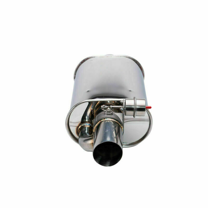Pair 3 Adjust The Sound Muffler W/ Exhaust Valve Double Outlet 9.56 Body New