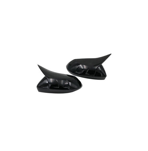Fit for Toyota for Corolla 2020-2021 Gloss Black Side Rearview Mirror Cover Trim 2PC