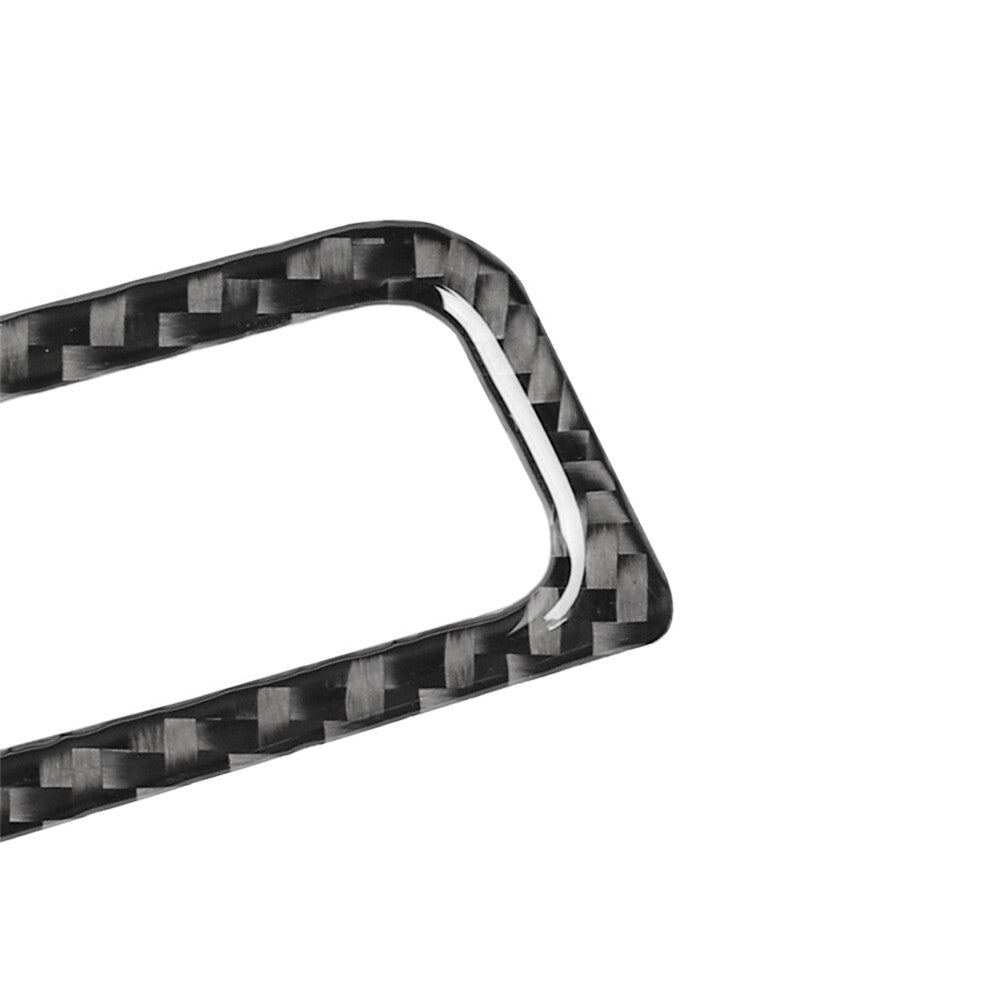 Carbon fiber button for the rear trunk trim for Audi A6 2012-2018