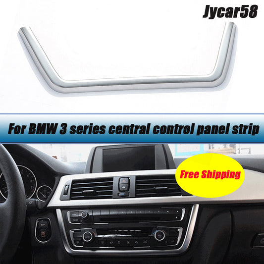 Chrome Center Control Panel Frame Trim Cover for BMW 3 4 Series 3GT F30 13-19