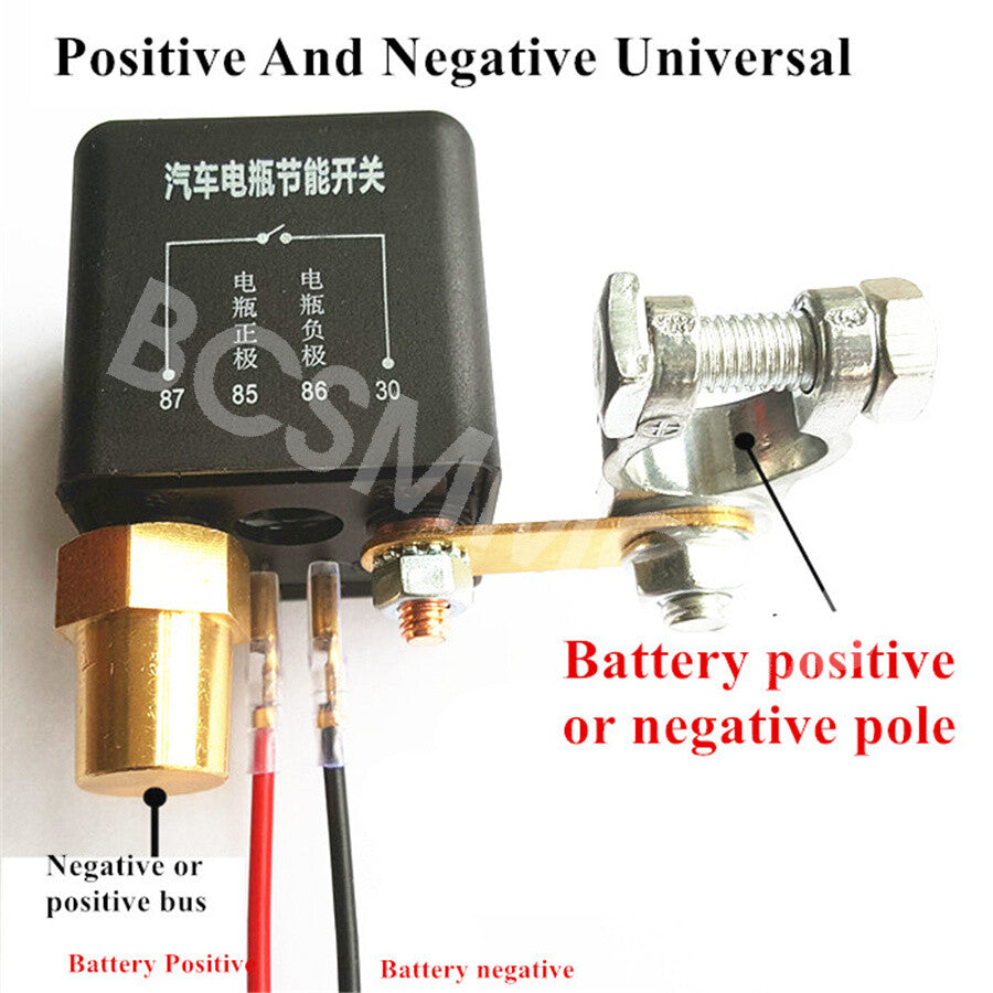 Car Battery Disconnect Switch Remote Control Power Kill Master Isolator Cut Off
