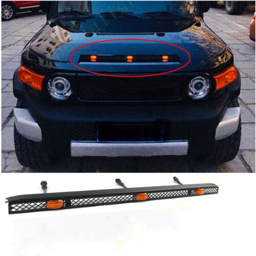 for Toyota FJ Cruiser 2007-2014 LED Light Vehicles Bonnet Hood Light Bars Decor