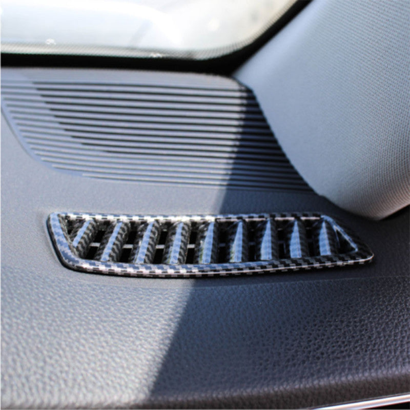 Carbon Fiber car Dashboard Air Vent Outlet Cover Trim for Toyota Venza 2021-2023