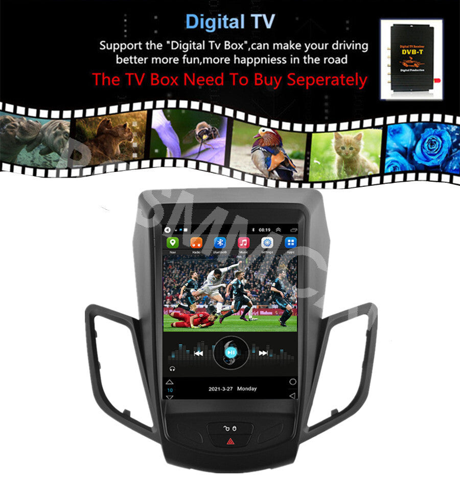 Fit for Ford Fiesta 2009-2016 Android 13 Touch Screen Car Radio Stereo BT 2+32GB