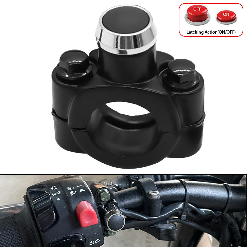 7/8 Handlebar Motorcycle Switch On Off Push Button Headlight Fog Spot Universal