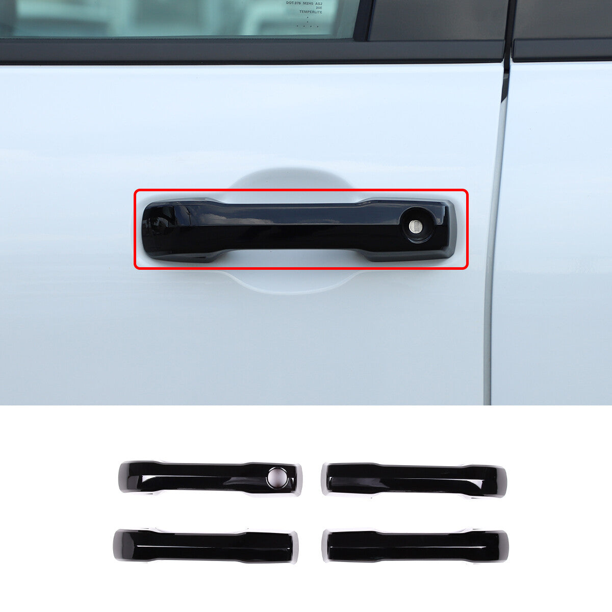 Carbon fiber Look Shift gear handle headgear for Tundra Redwood 2022-2023